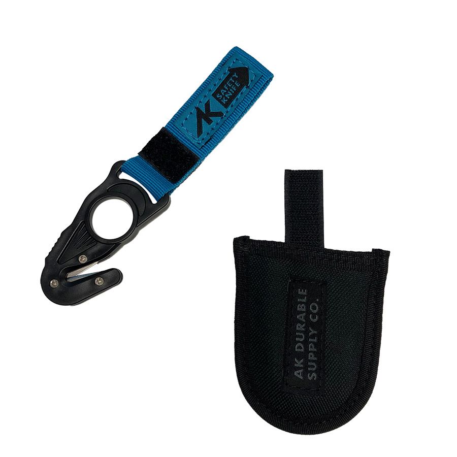 AK Kite Safety Hook Knife and Pouch