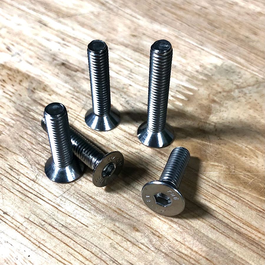 M6 Hydrofoil Stainless Steel Mounting Screws - Hex Head - Sold Individually