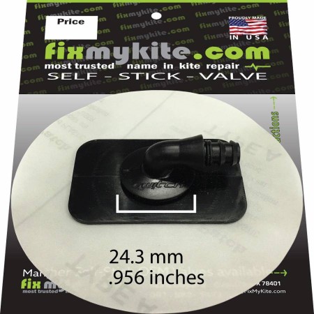 FixMyKite Self Stick Airush SPS 45 One Pump Kiteboard Kite Bladder Repair Valve 